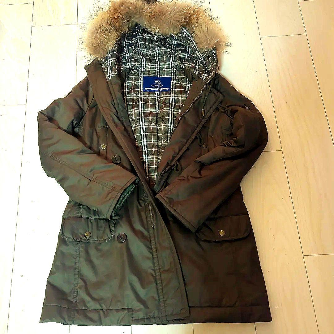 お値下げしました!BURBERRY BLUE LABEL モッズコート38カーキ
