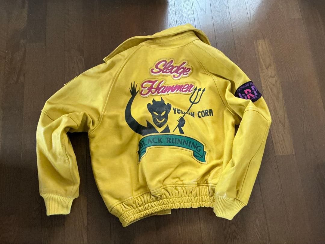 Yellow Corn Sledge Hammer レザージャケット