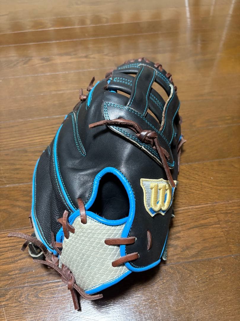 Wilson 軟式グローブ 黒/青
