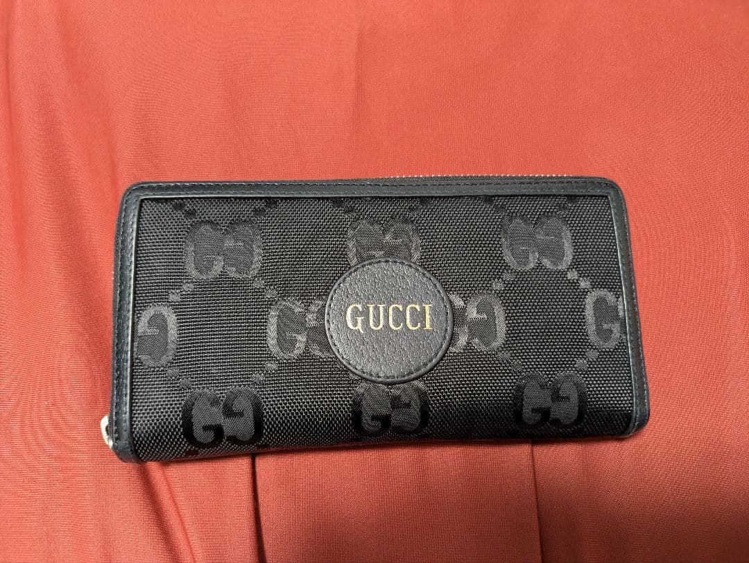 GUCCI 長財布 OFF THE GRID ラウンドファスナー ブラック