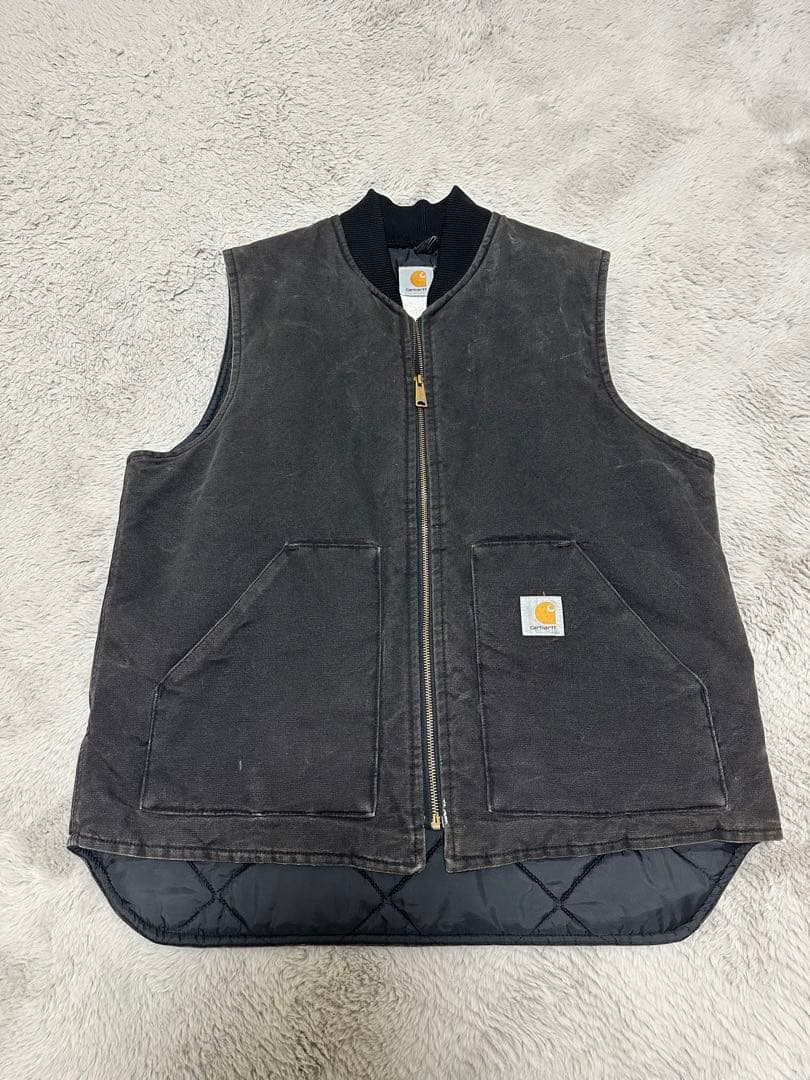 Carhartt ダックベスト　USA製　腰ゴム　TALL