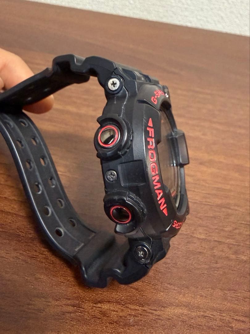 カシオ ジーショック　フロッグマン　黒　赤　GWF-1000RD-4JF