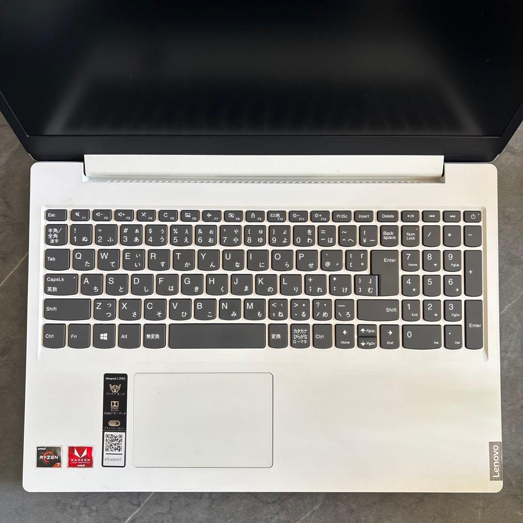 Windowsノート本体 Lenovo IdeaPad L340 Ryzen7 8GB SSD256GB