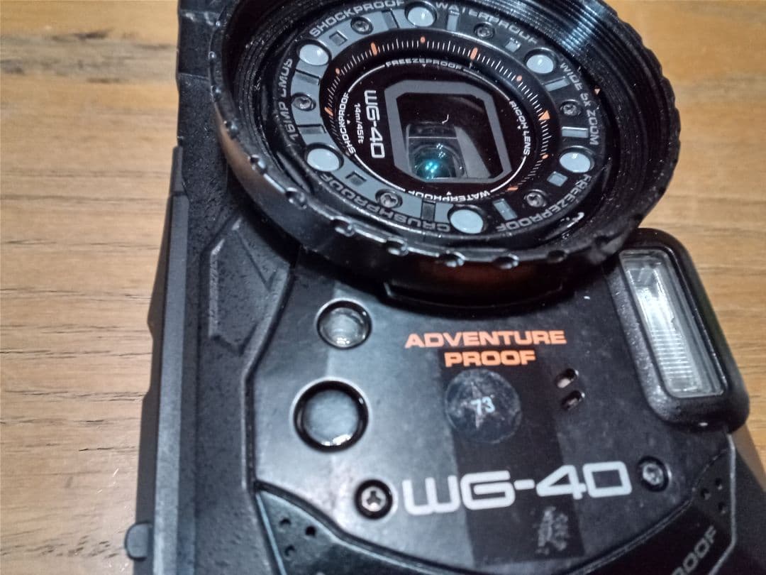 RICOH 防水デジタルカメラ WG-40 ブラック 【動作確認済】