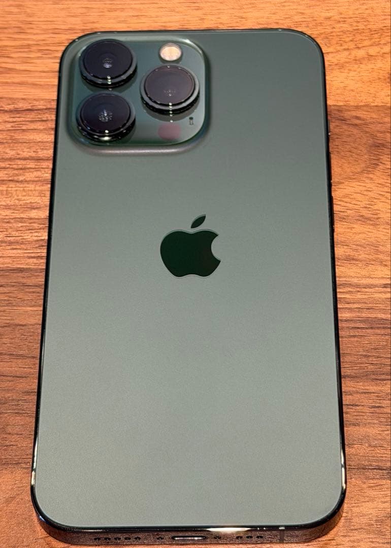 【美品】iPhone13pro 256GB アルパイングリーン simフリー