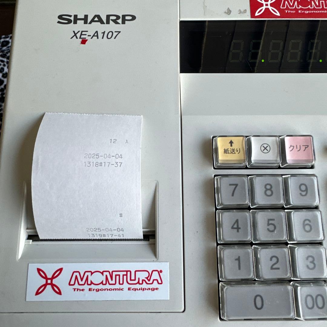 SHARP シャープ 電子レジスター XE-A107