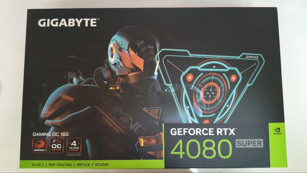 【送料無料】GIGABYTE RTX4080SUPER GAMING OC 中古