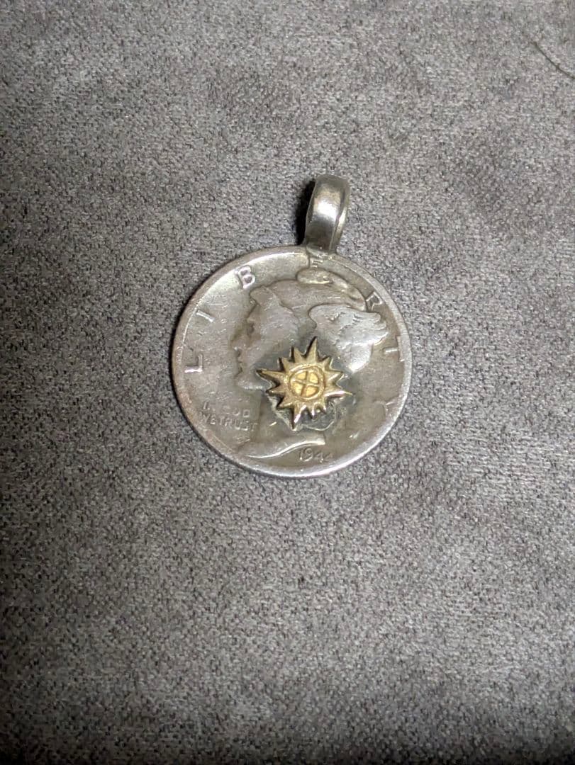 レッドマン　ペンダント　シルバー　18k