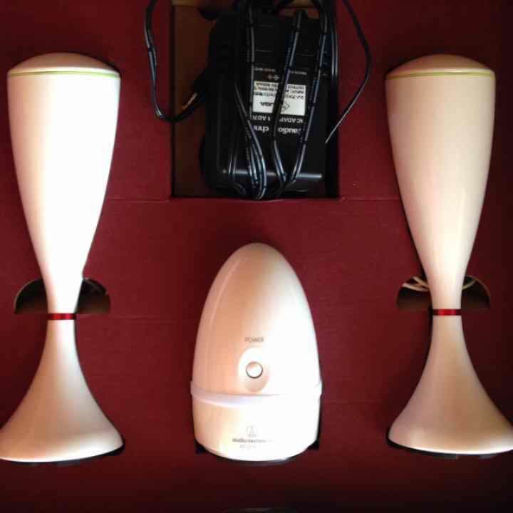 【美品】シャンパングラス形オシャレなスピーカー