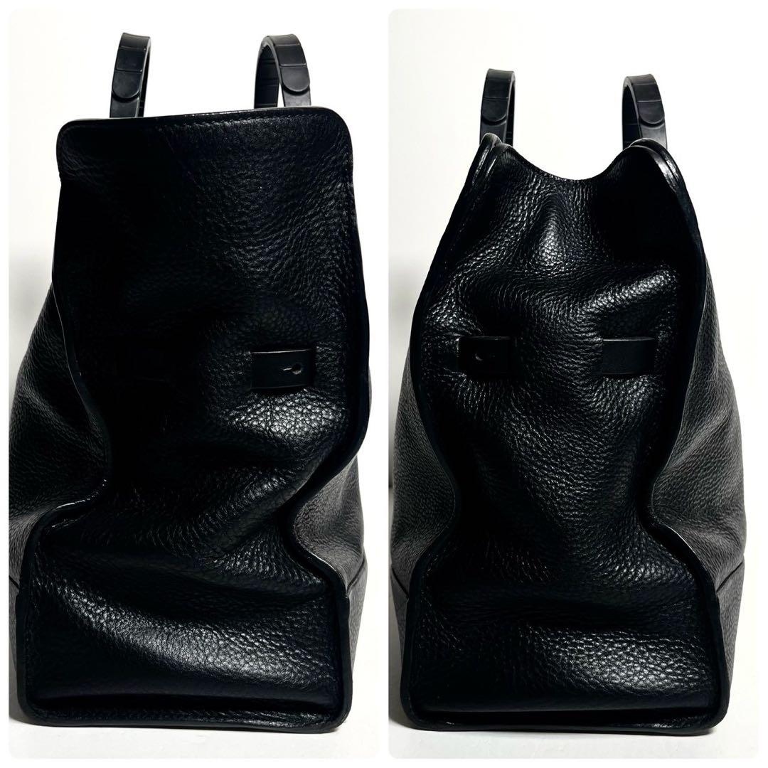 【極美品✨】TOMOE BOLD 2way ビジネスバッグ オールレザー 黒