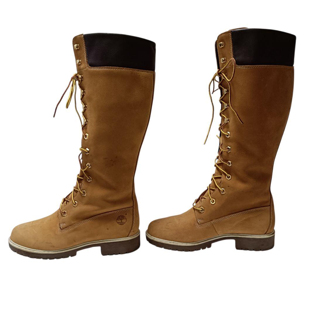 ティンバーランド　ロング　24cm ウォータープルーフ レースアップ　23345