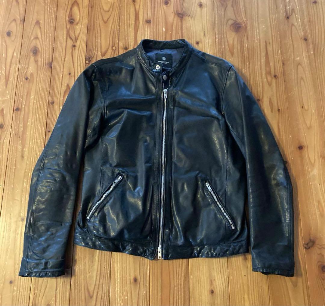 BEAUTY&YOUTH シングルライダース　ユナイテッドアローズ　羊革