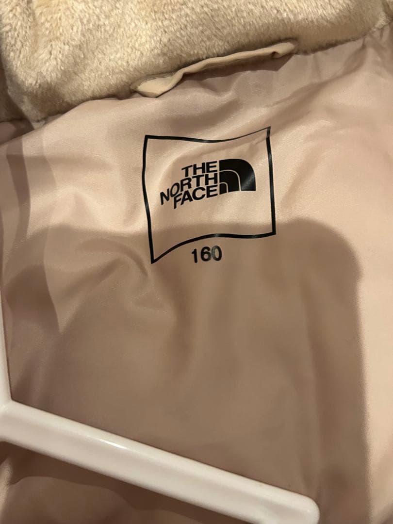 ザノースフェイスホワイトレーベルキッズ パディングジャケット　ベージュ　160