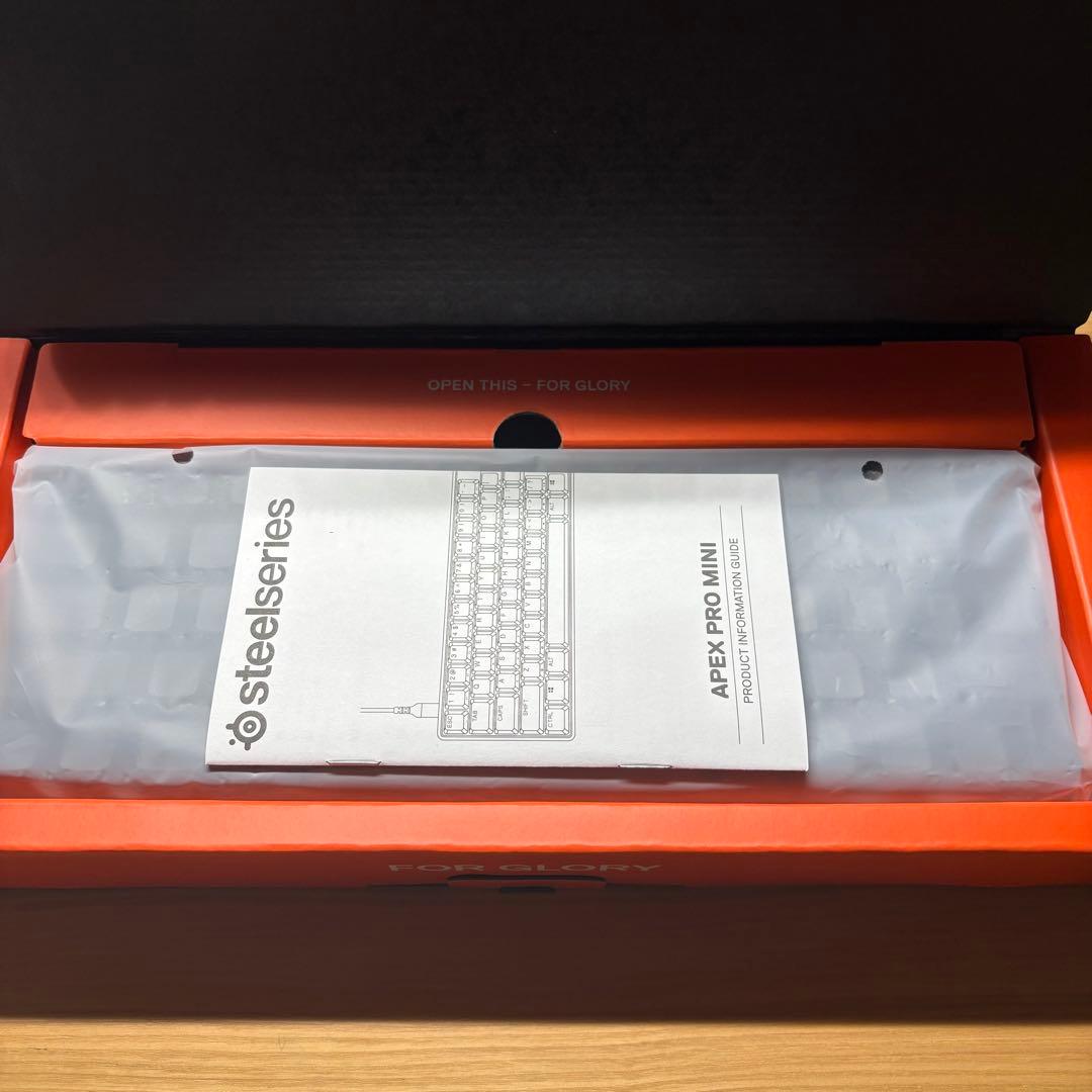 美品 Steelseries apex pro mini ゲーミングキーボード