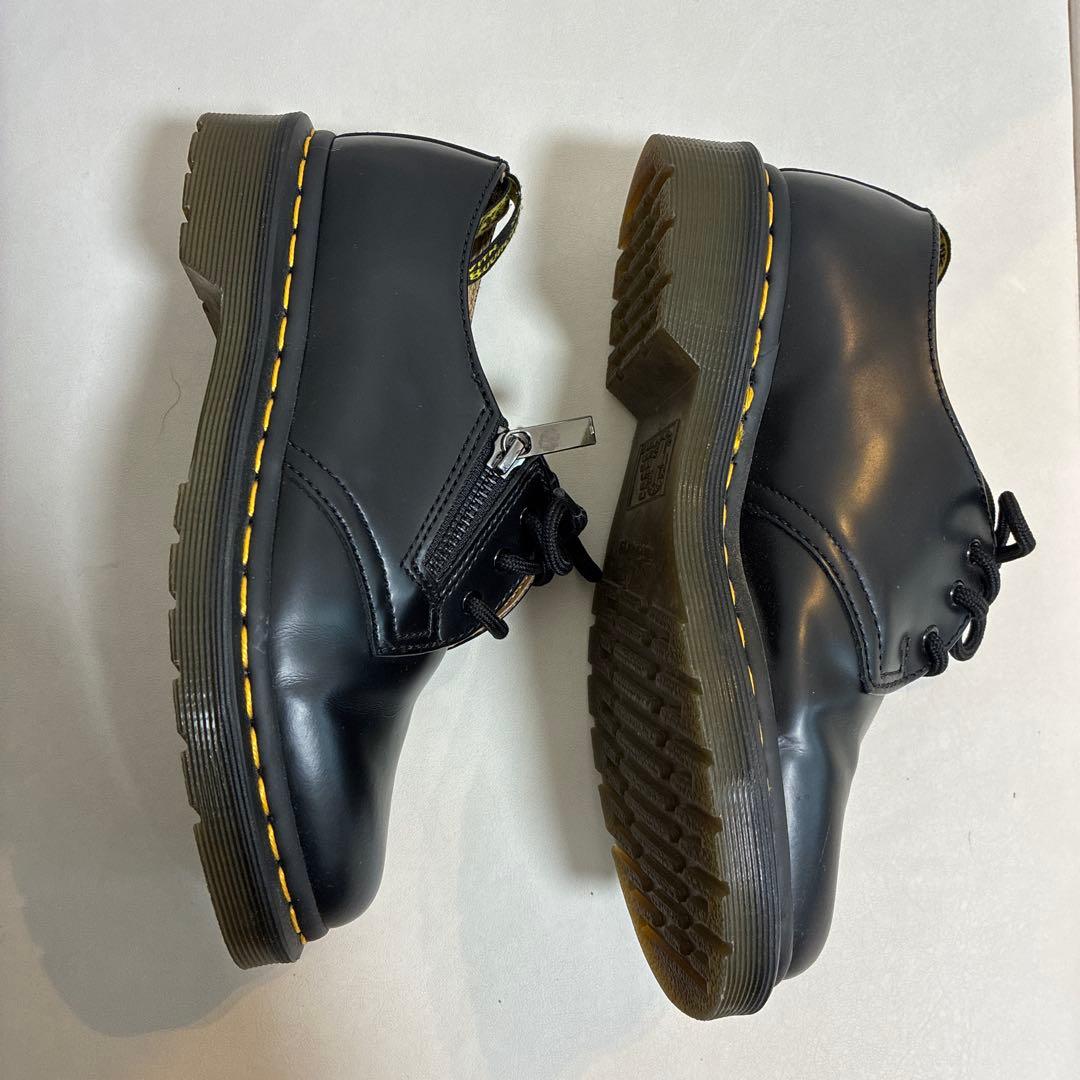 最終値下げドクターマーチン　3ホール ビームス別注　ブラックレザー ローファー