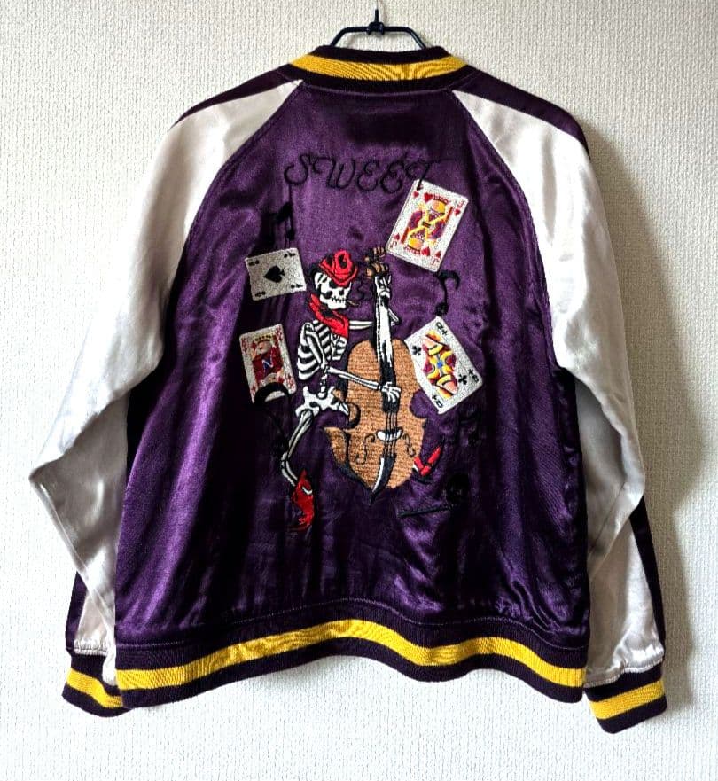 ヒューストン、スカジャン、スカル刺繍、検索/テーラー東洋、フェローズ、ロカビリー