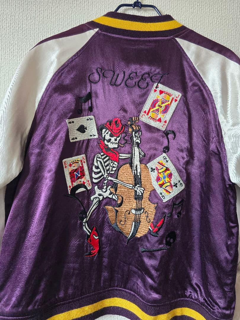 ヒューストン、スカジャン、スカル刺繍、検索/テーラー東洋、フェローズ、ロカビリー