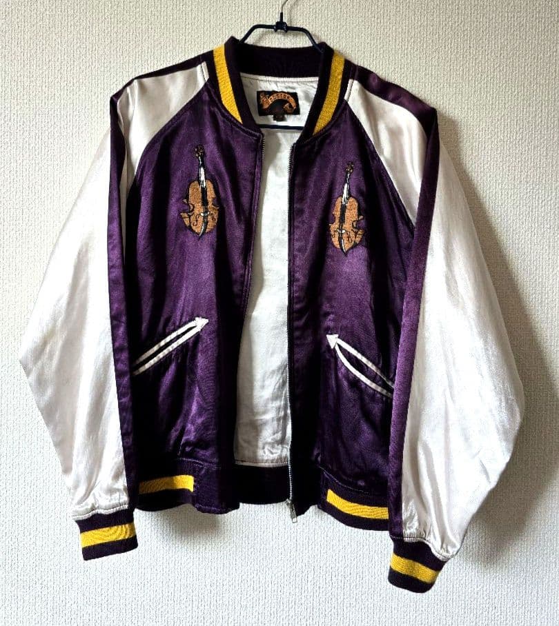 ヒューストン、スカジャン、スカル刺繍、検索/テーラー東洋、フェローズ、ロカビリー