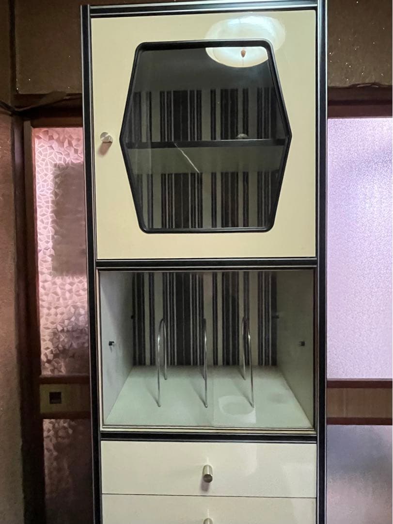 【週末限定価格】昭和レトロポップ 5段 収納 アンティーク ヴィンテージ 家具