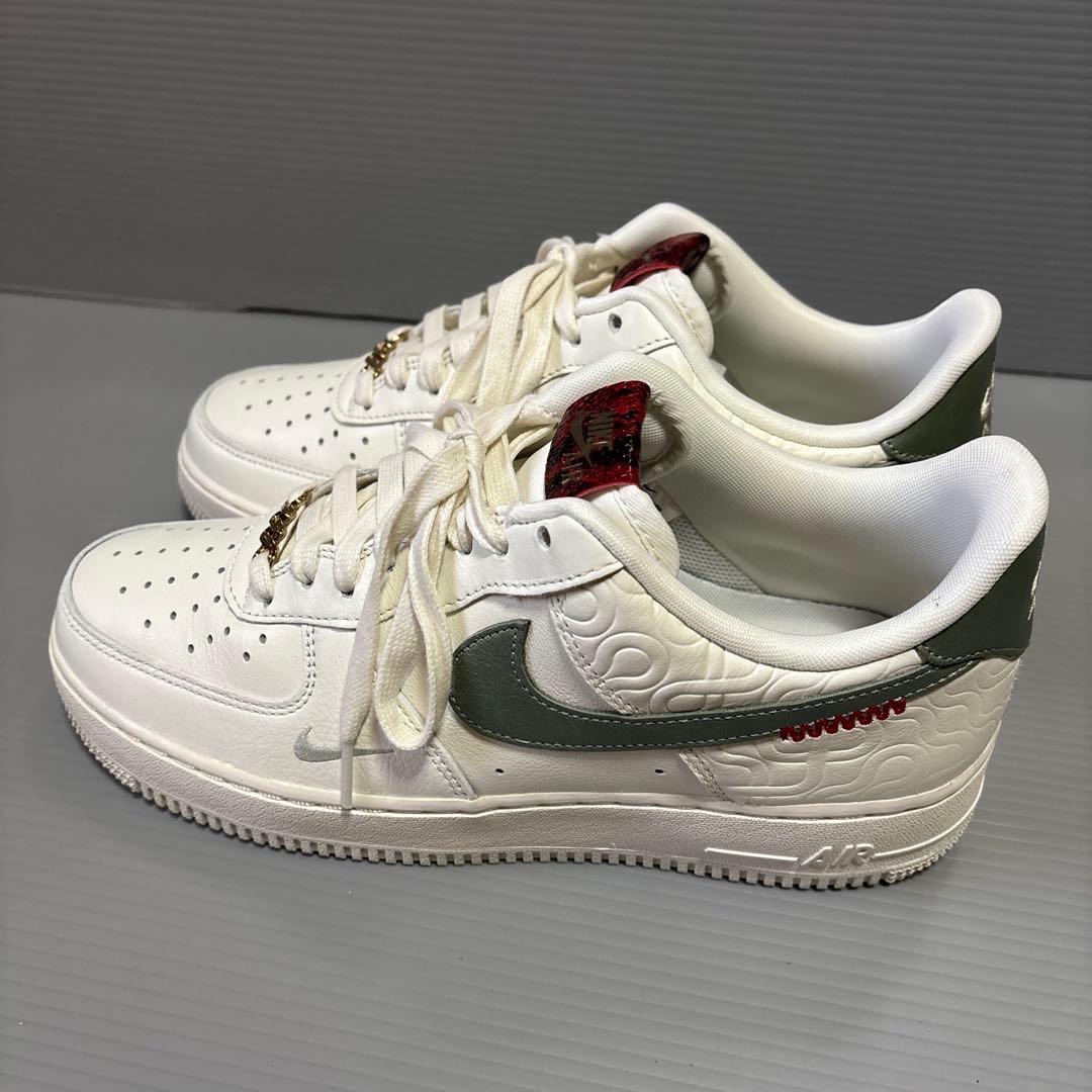 Nike Air Force 1 ホワイト/グリーン