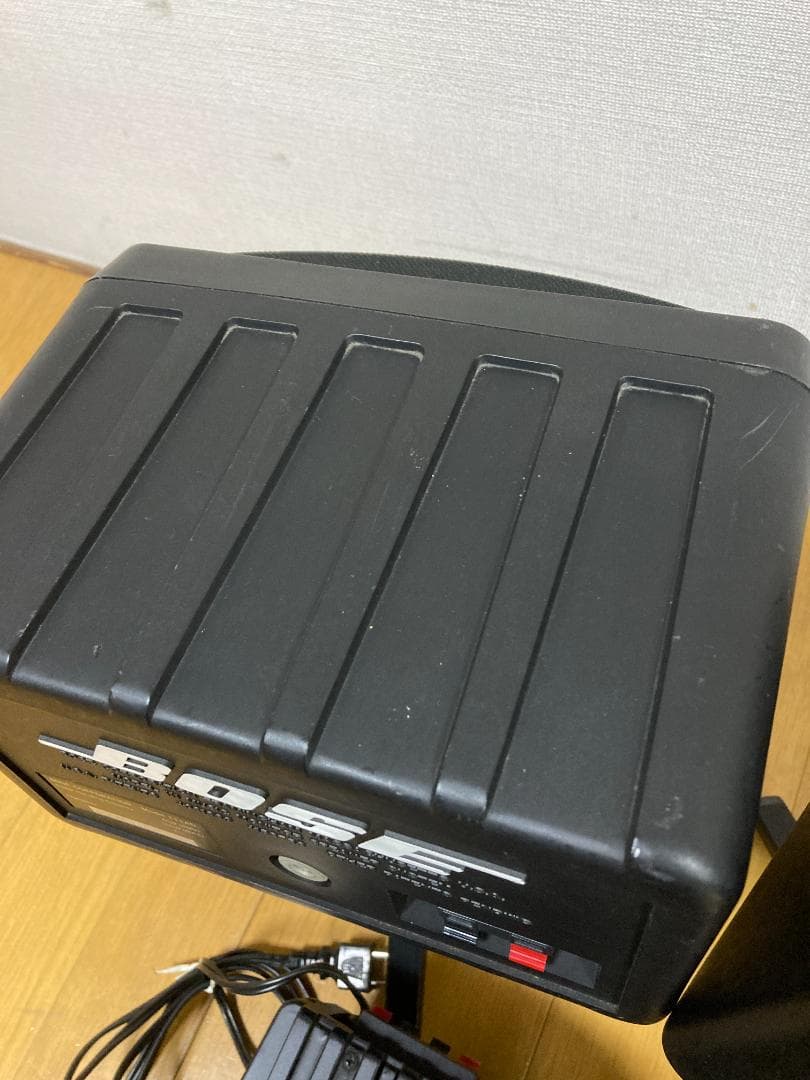 BOSE111ADと1705アンプのセット　KENWOODミニ3脚付