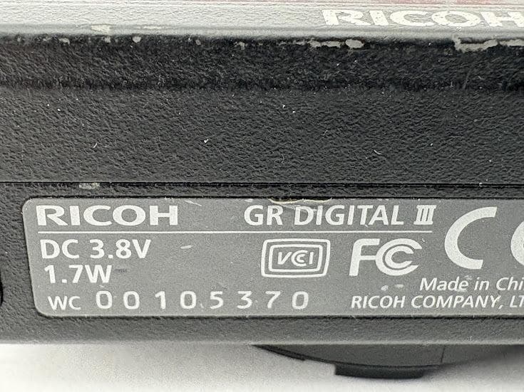 ★美品★ リコー RICOH GR DIGITAL III コンデジ★付属品多数