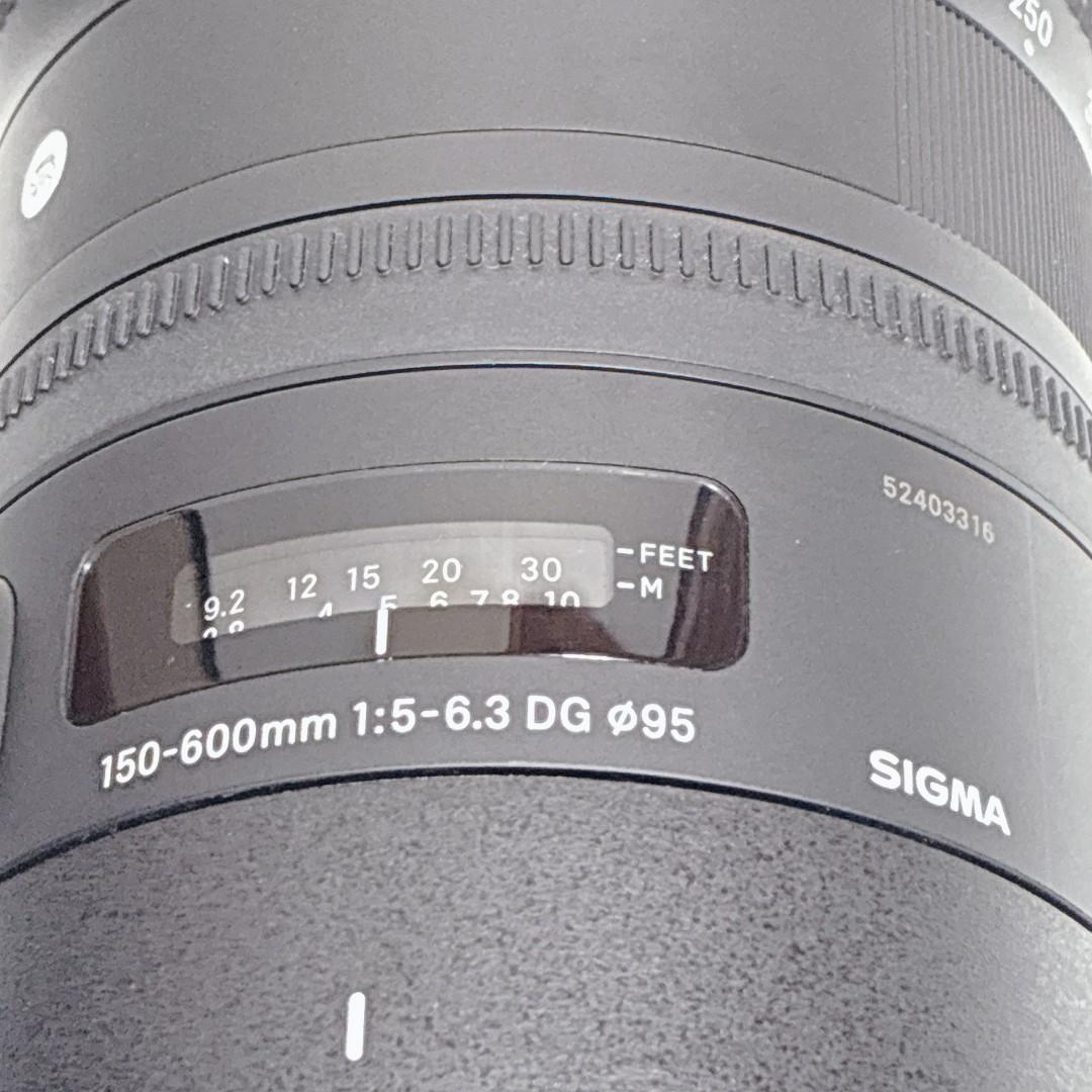 【生産完了品】SIGMA カメラレンズ 150-600mm 1:5-6.3 DG