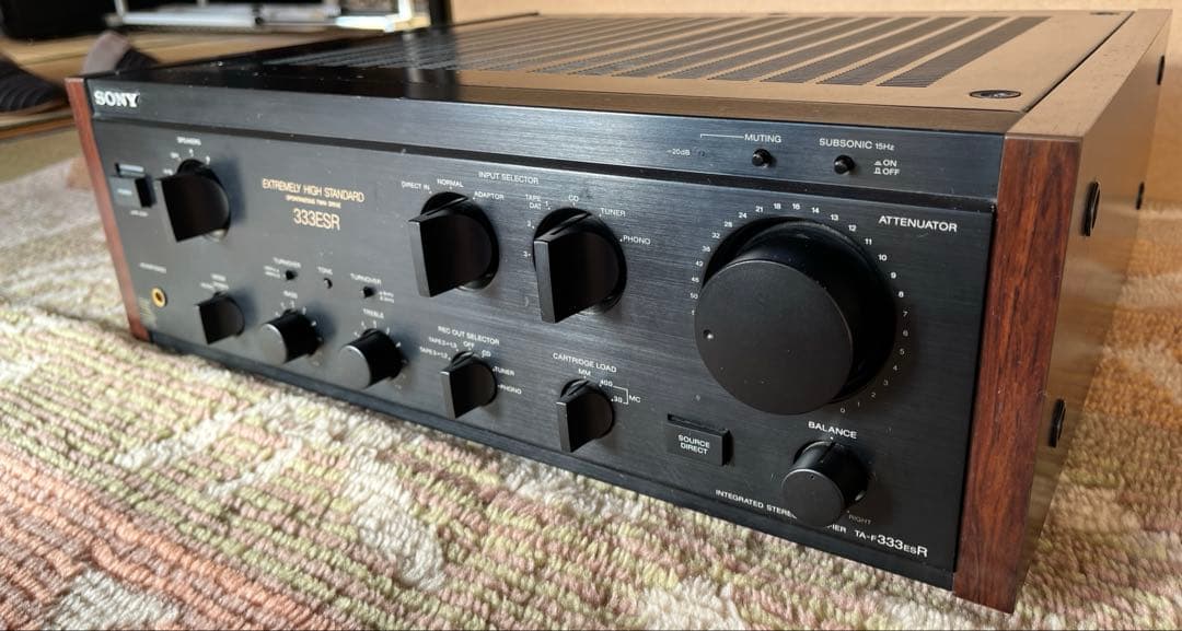 【美品】SONY プリメインアンプ 333ESR 出音確認済み