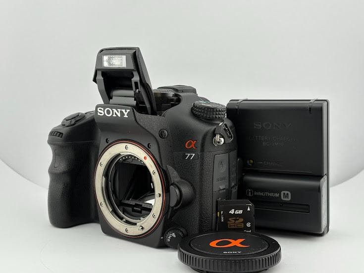 ★極上美品★ソニー SONY α77 SLT-A77V『ショット数15,015』