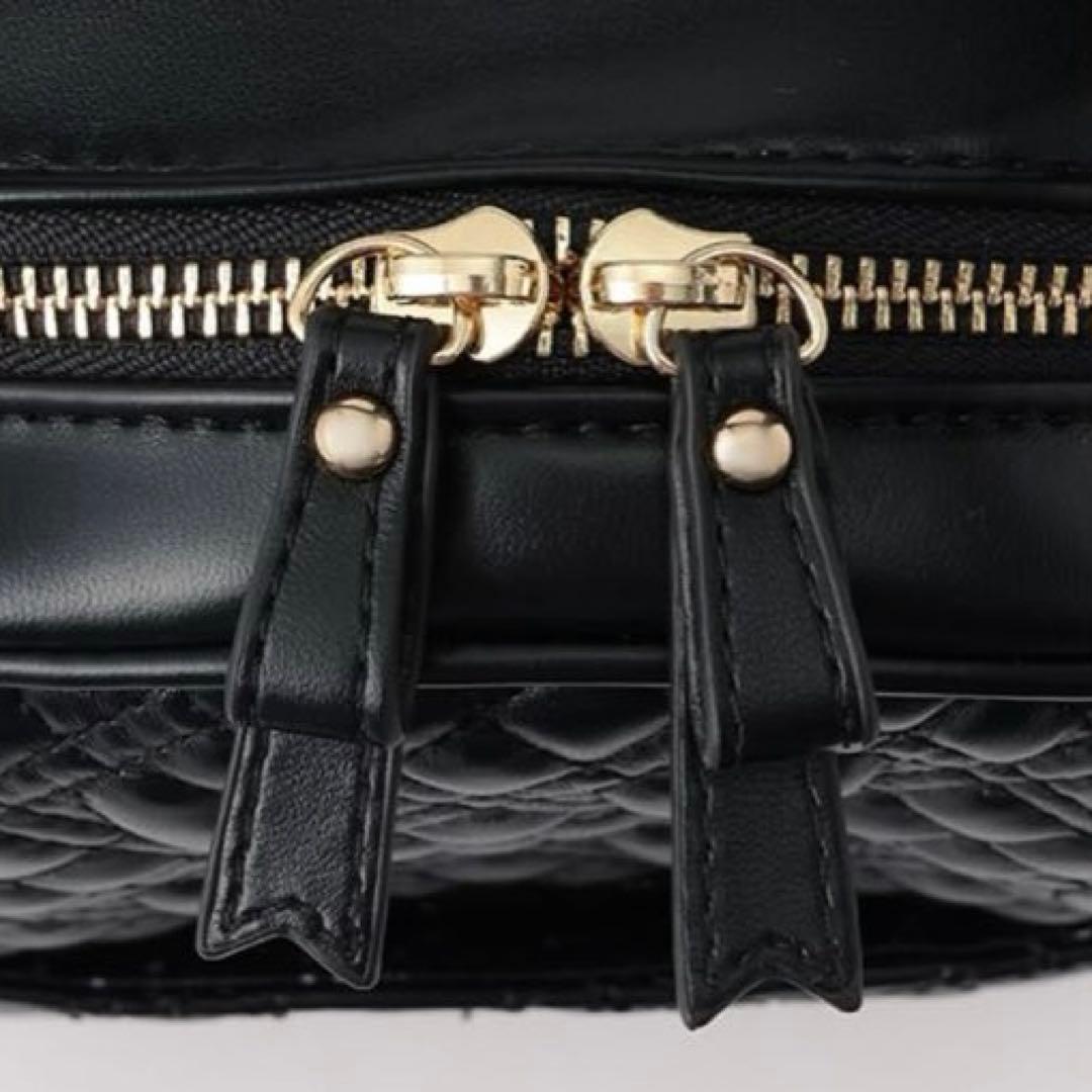 メゾピアノ ハートキルトフリル　ミニリュック