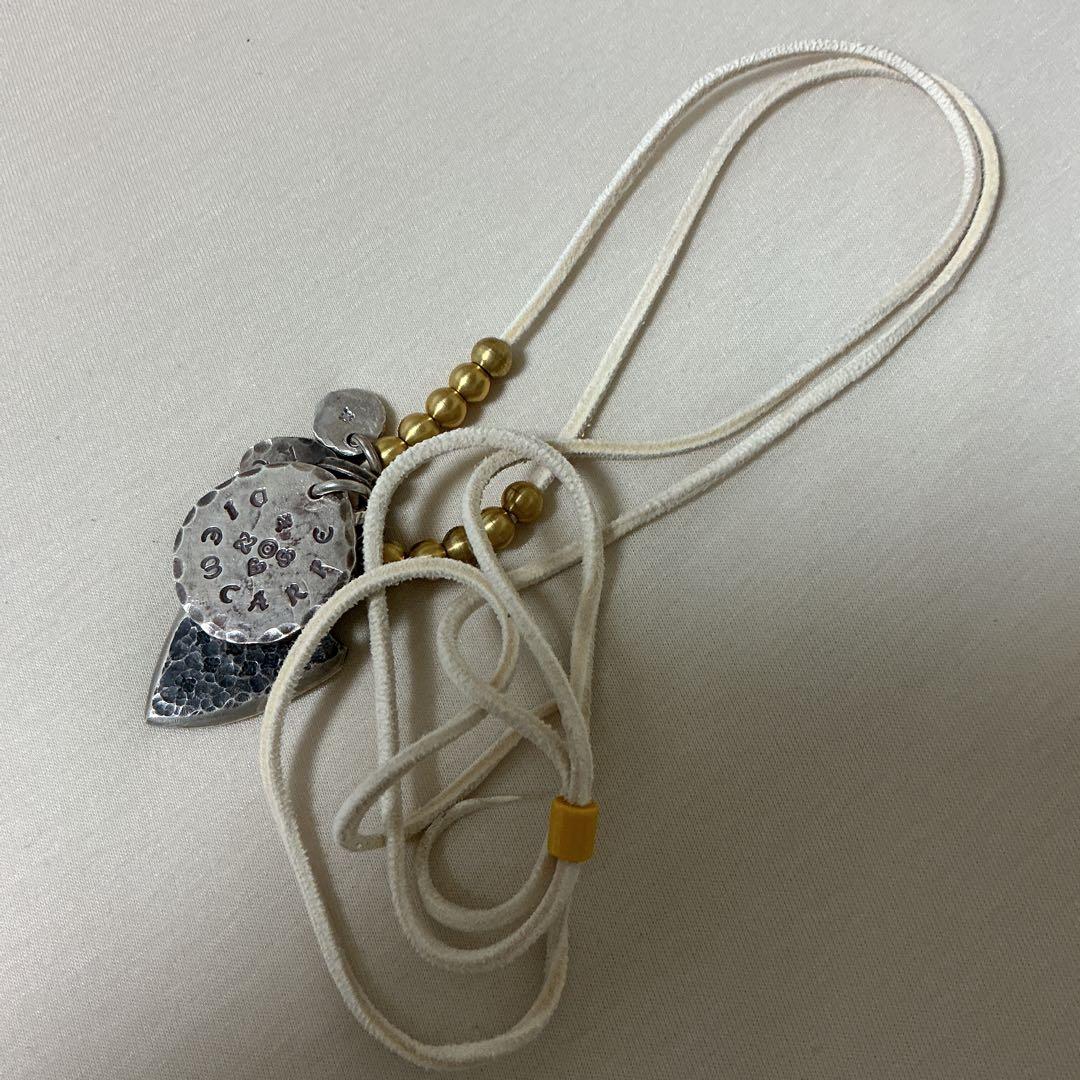 VSA 鎖 KUSARI シルバー925 タタキ　メタル　ネックレス　セット