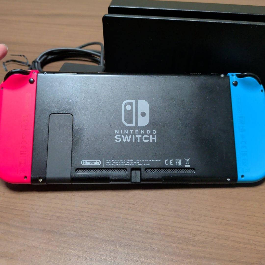 Nintendo Switch 本体 青/赤 付属品付き