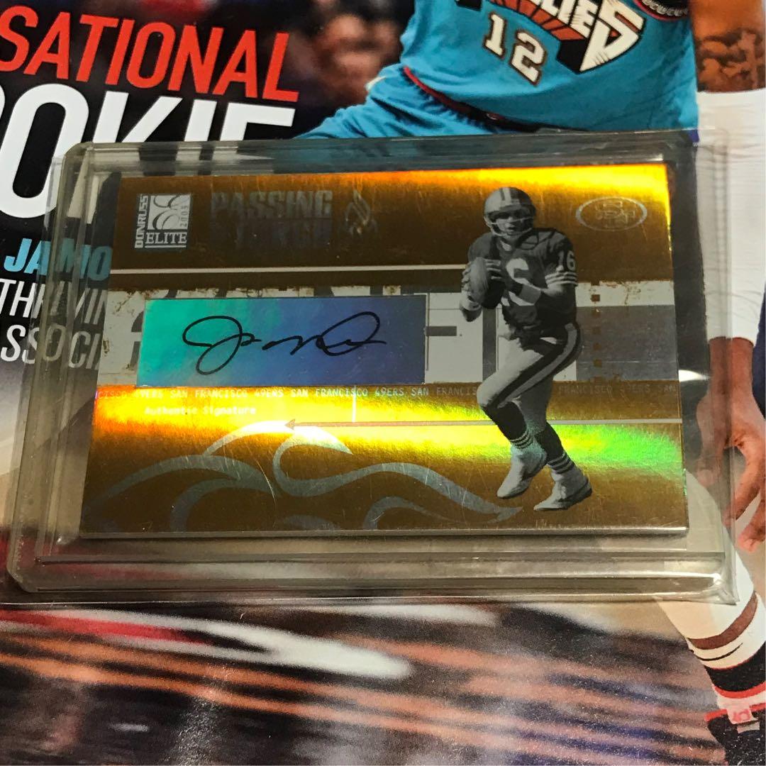 ドンラス06 パッシングザトーチ /100 直筆サインカード ジョーモンタナ