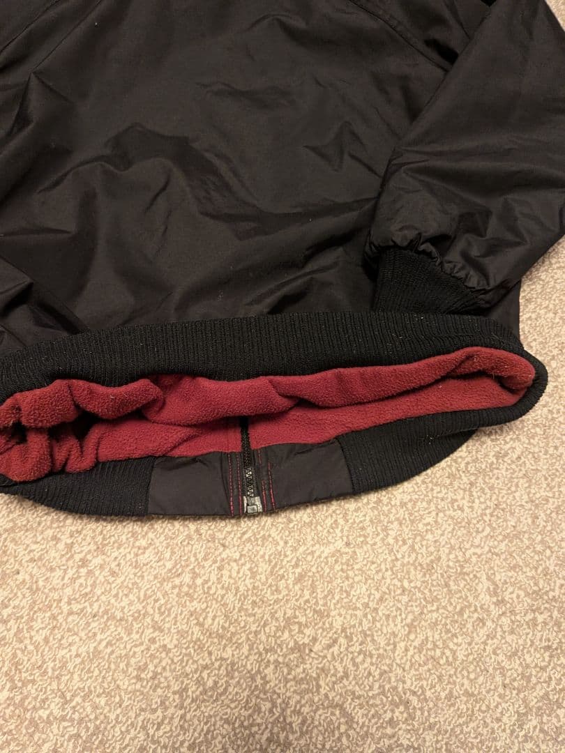 patagonia 80s　シェルドシンチラ　黒　バーガンディ