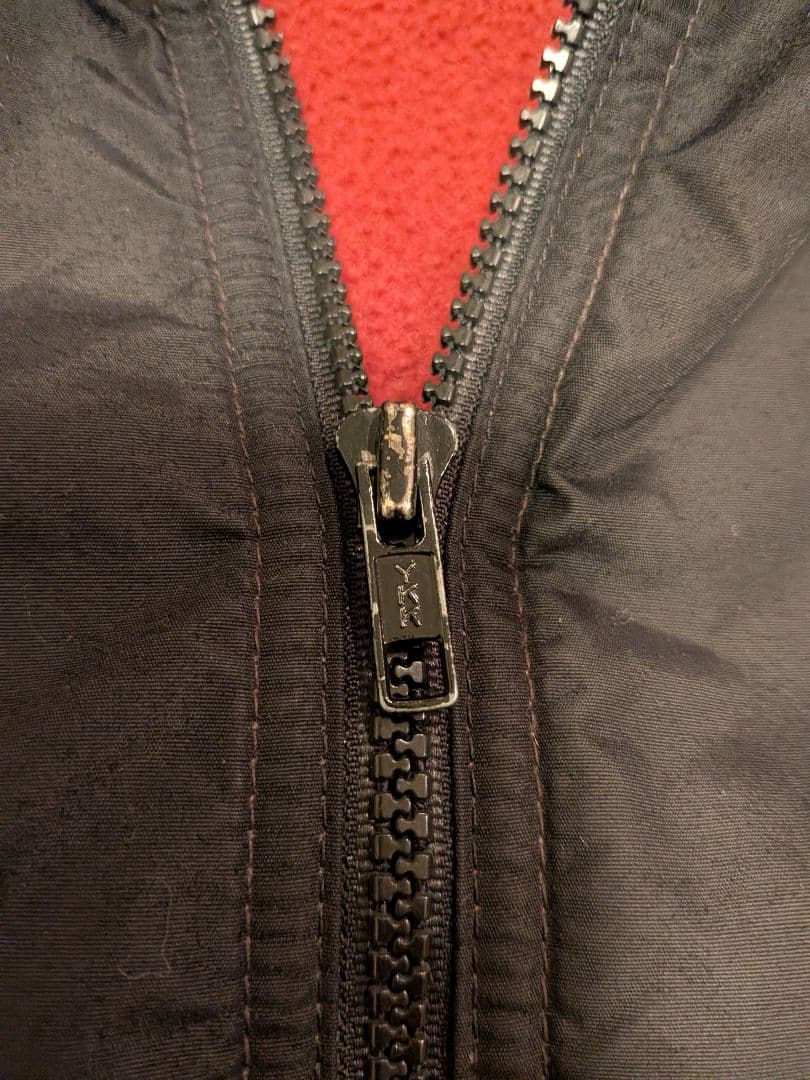 patagonia 80s　シェルドシンチラ　黒　バーガンディ