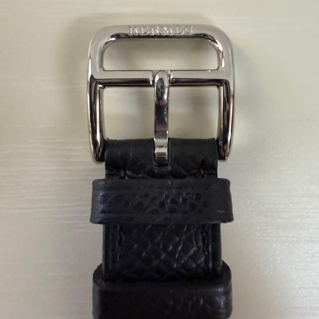 HERMES エルメス 腕時計《Hウォッチ》 ミニ HH1.210 ブラック