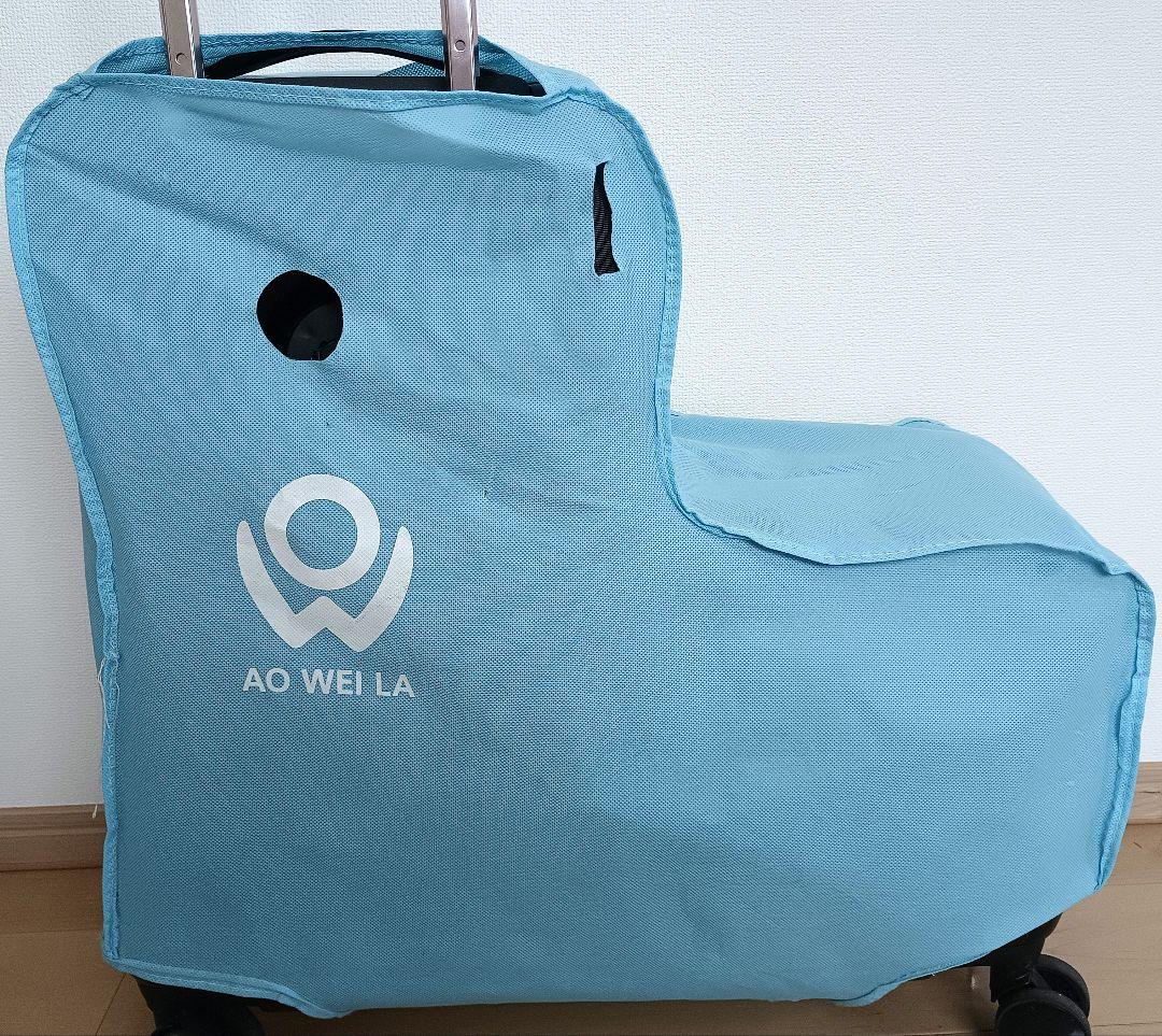 子供が乗れるキャリーケース黒 キッズトラベル　キャリーケースM