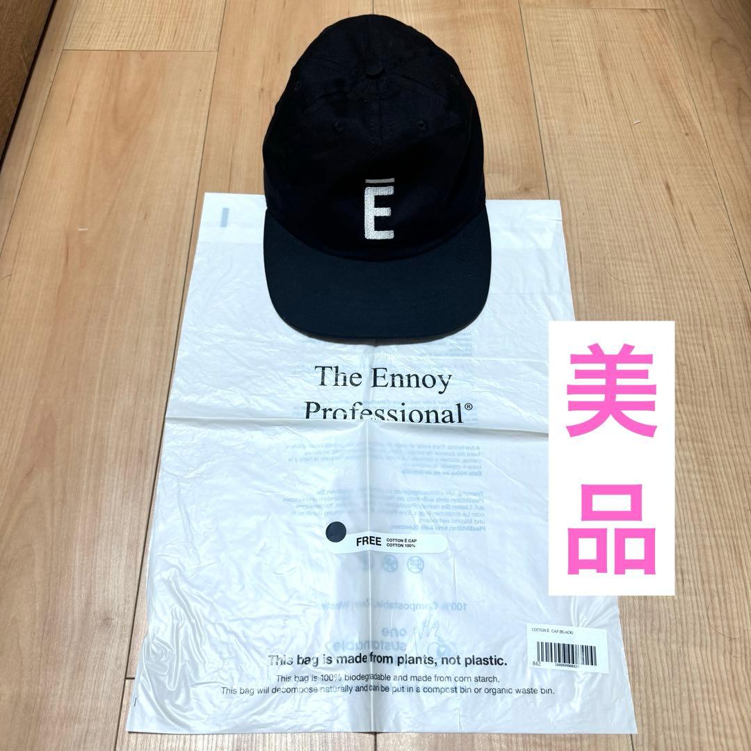 正規品 ENNOY COTTON CAP BLACK キャップ エンノイ