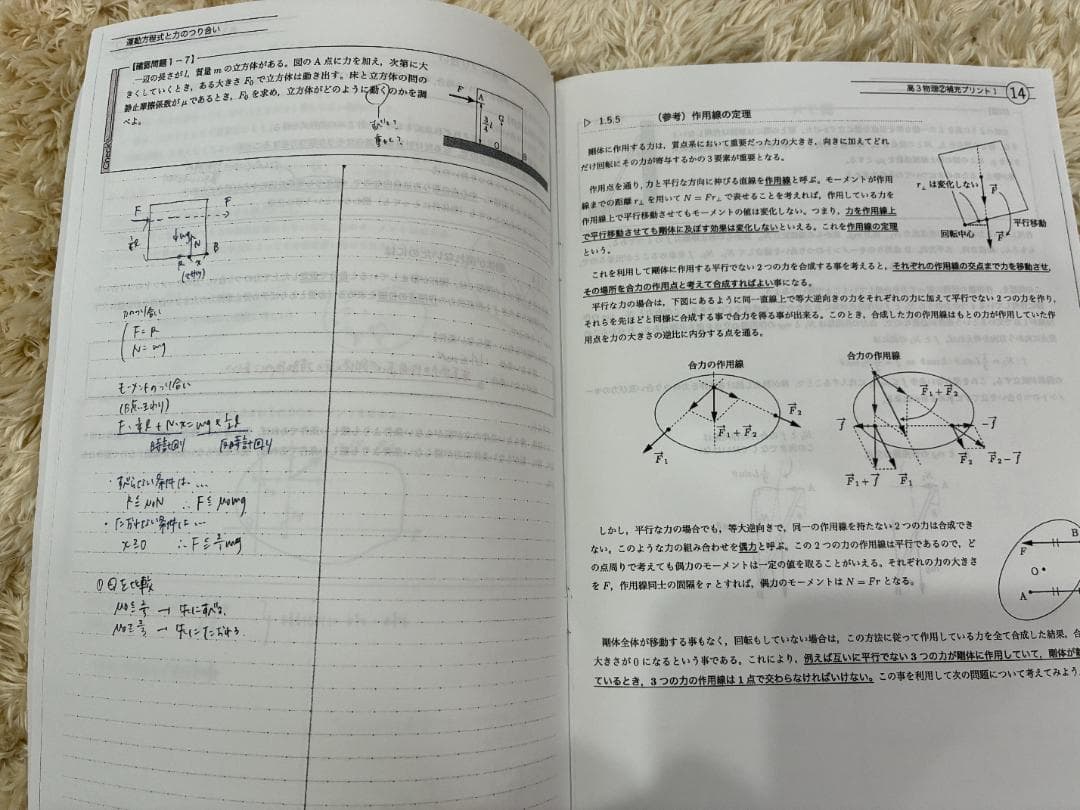 鉄緑会　2020年度　高3物理　講師作成冊子