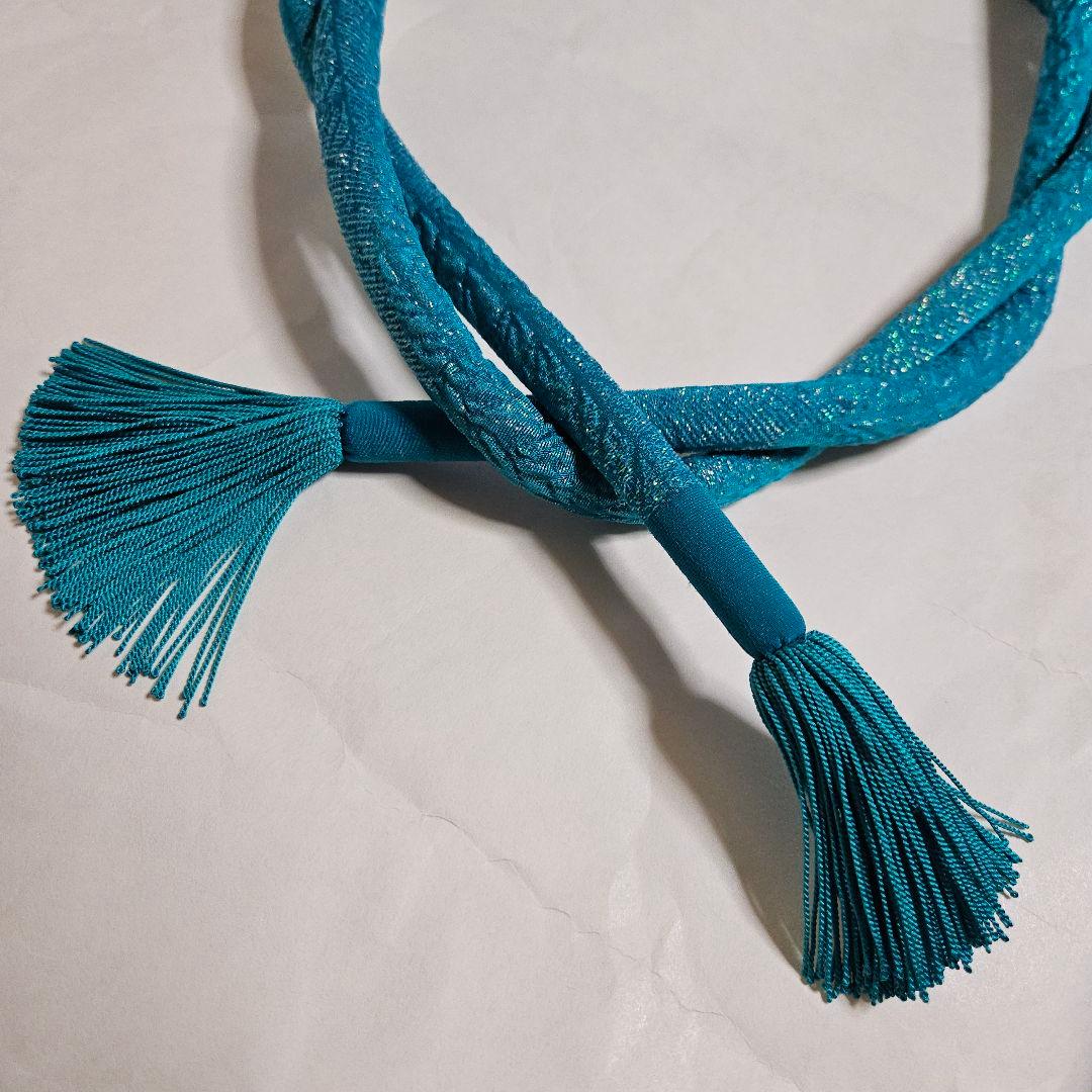 この夏に！麻帯　半巾帯　新品未使用　両面使用