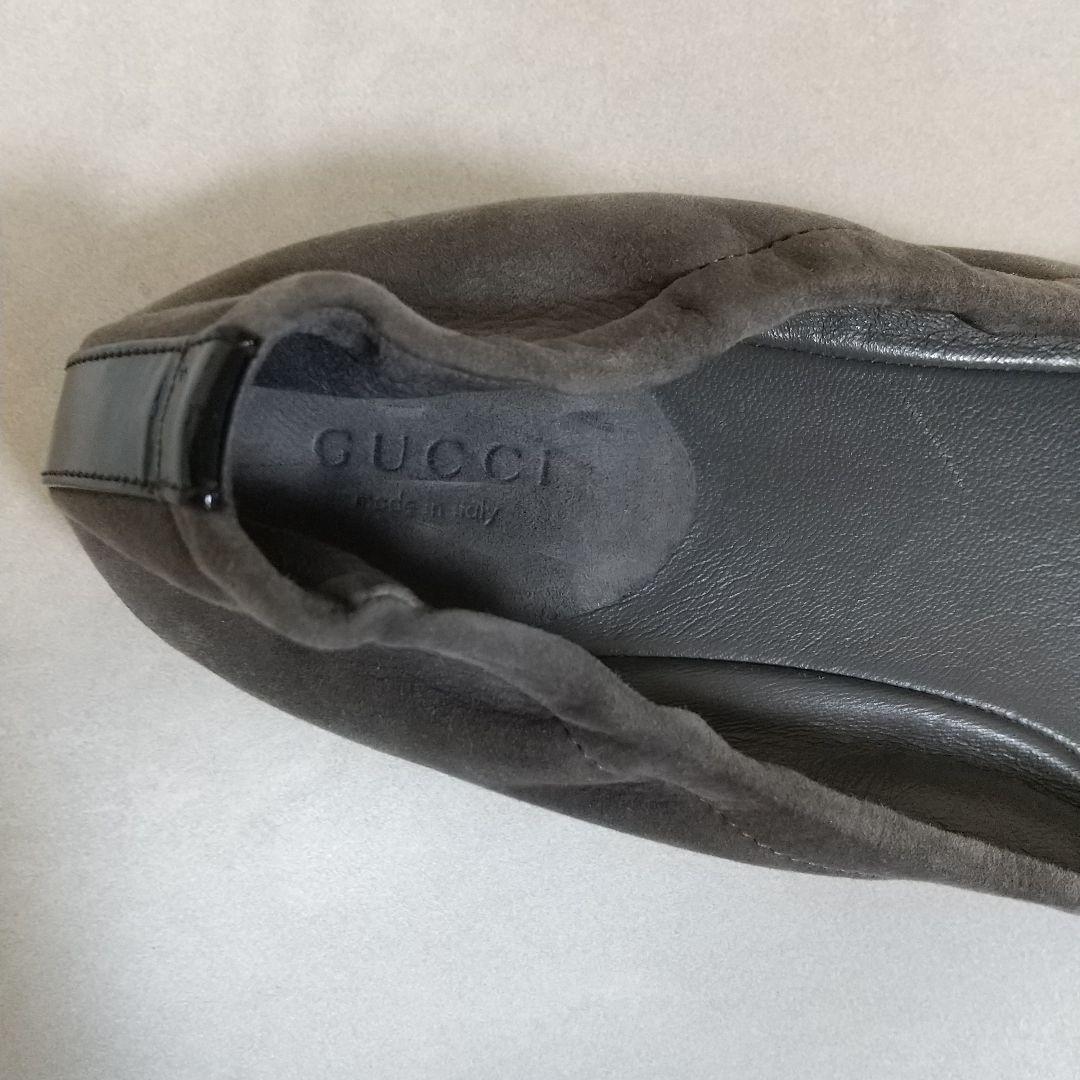 GUCCI グッチ　バンブー　ホースビット　パンプス　バレエシューズ　24．5