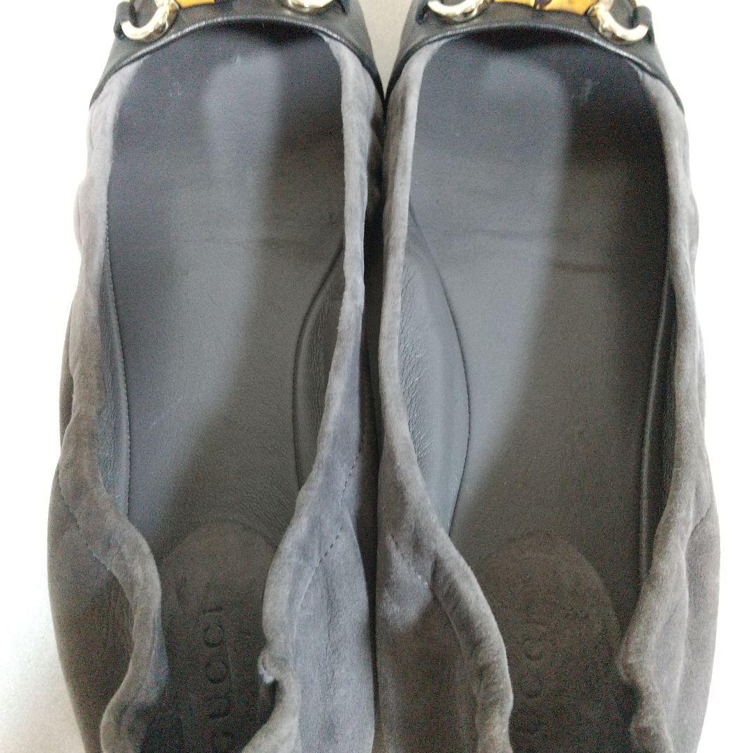 GUCCI グッチ　バンブー　ホースビット　パンプス　バレエシューズ　24．5