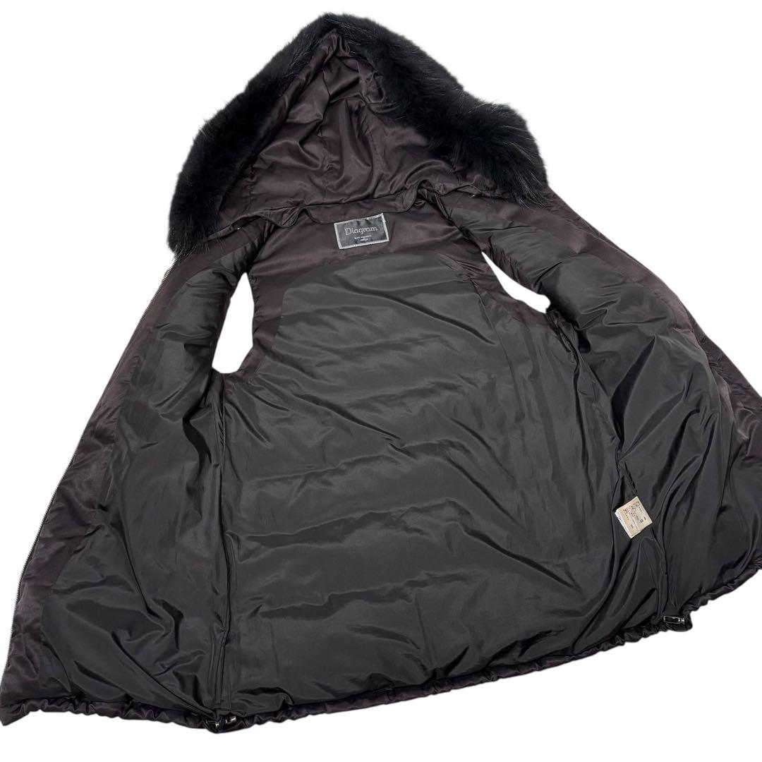 Diagram グレースコンチネンタル　リアルファー　ダウンベスト