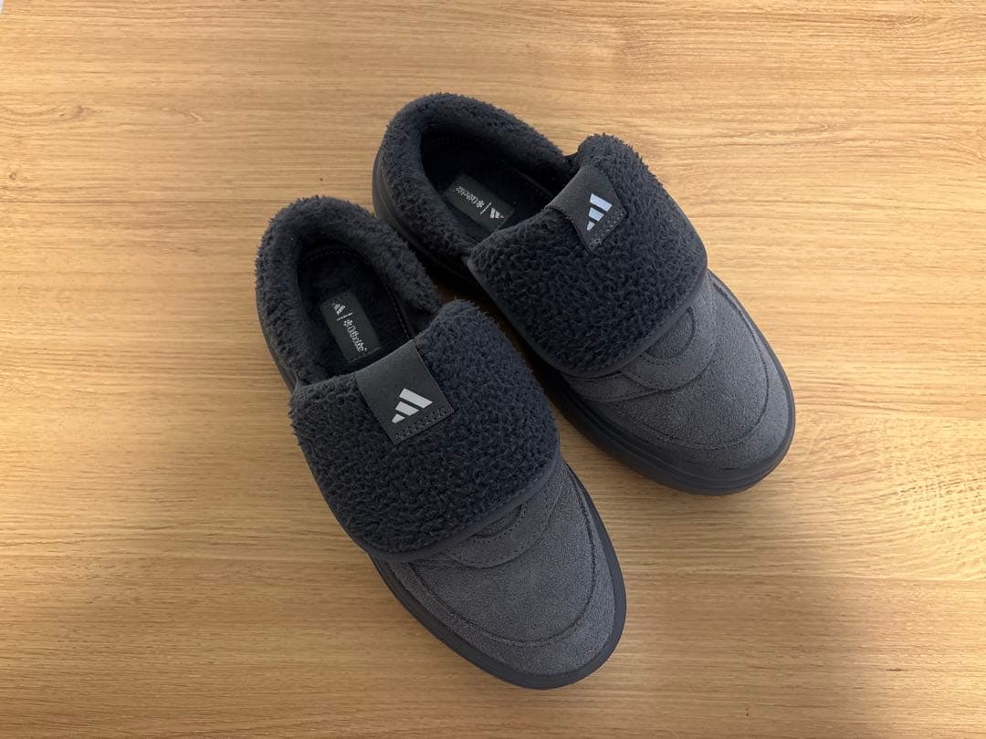 adidas グランドコートミュール グレー