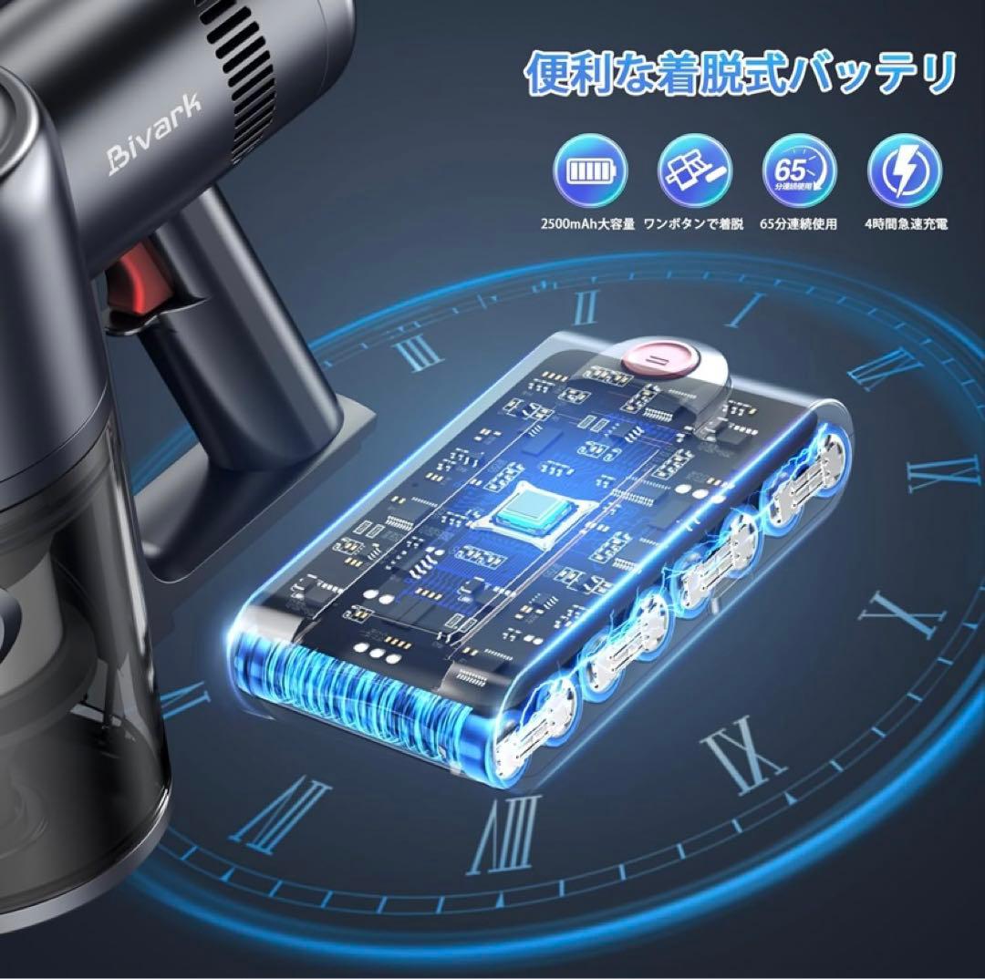 ❣️最新型❣️掃除機 コードレス　業界初LEDライト　コードレス掃除機 サイクロン式