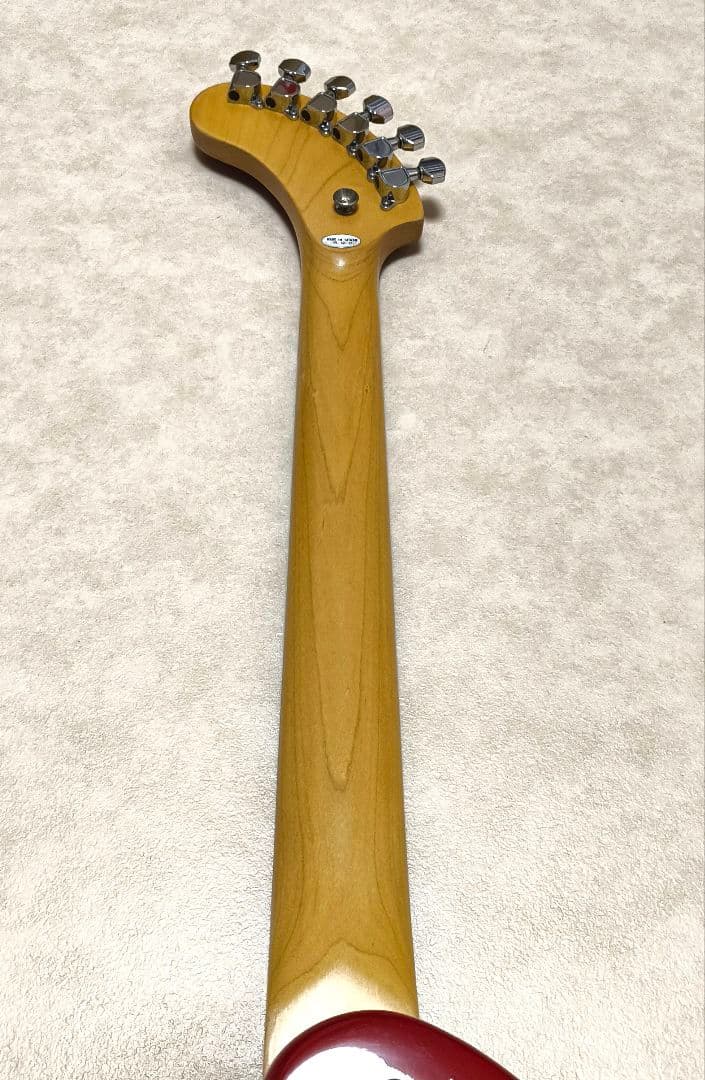 【美品】ZO-3 レッド アンプ内蔵ミニギター ヘッドフォン端子付 ミニギター