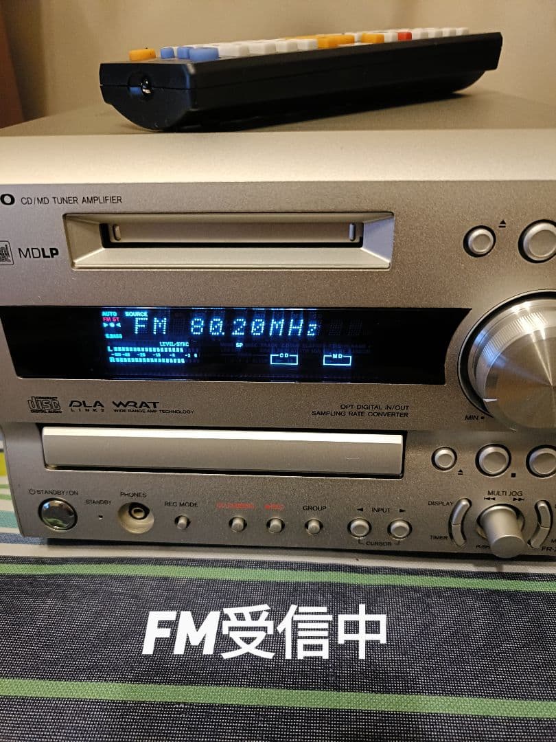 ONKYO FR-X7A CD,MD,FM/AM 整備済完動品　リモコン付