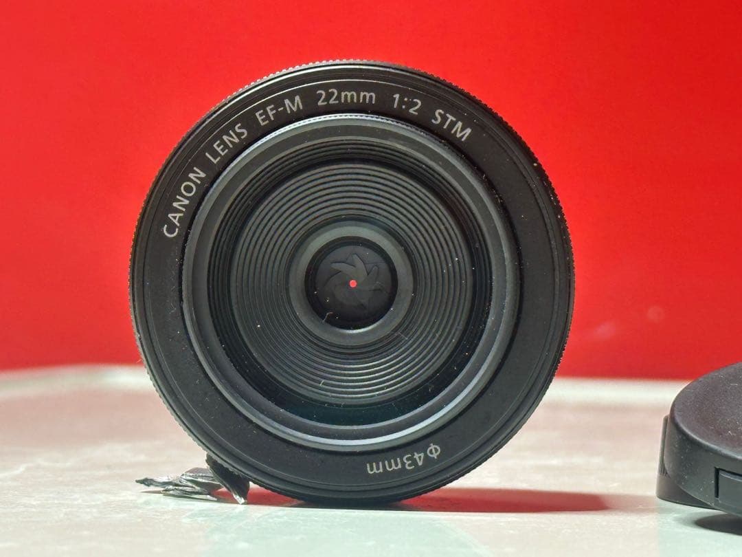 Canon EF-M 22mm f/2 STM レンズ キヤノン ブラック