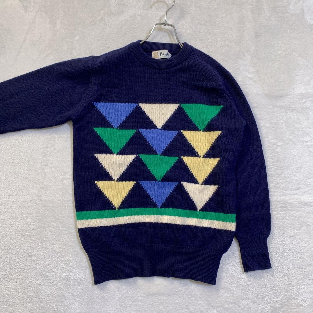 希少 スコットランド製 Pringle プリングル アーガイル ニットセーター