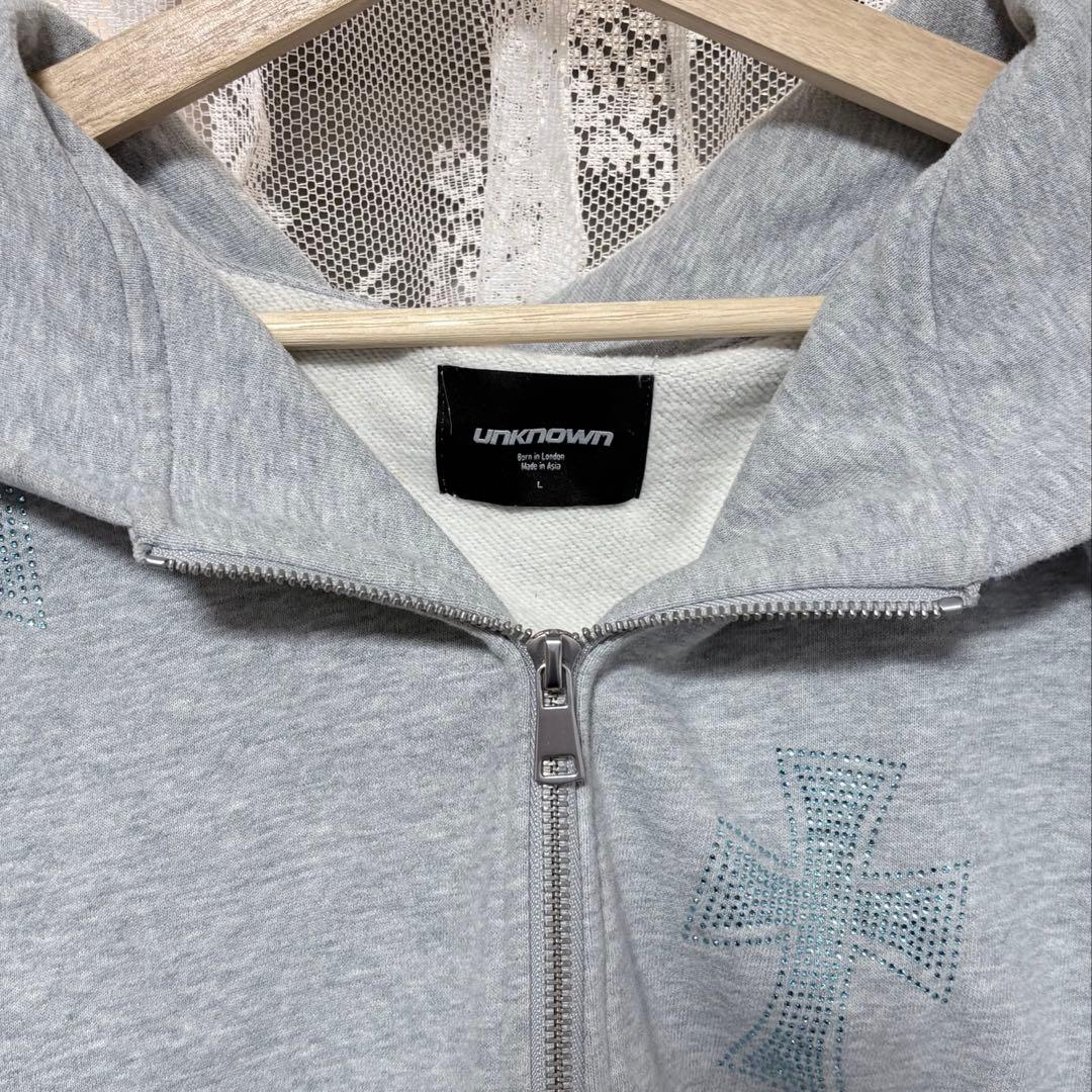 UNKNOWN パーカー グレー